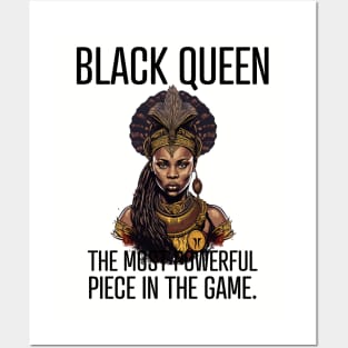 Black Queen The Most Powerful Piece in the Game Posters and Art